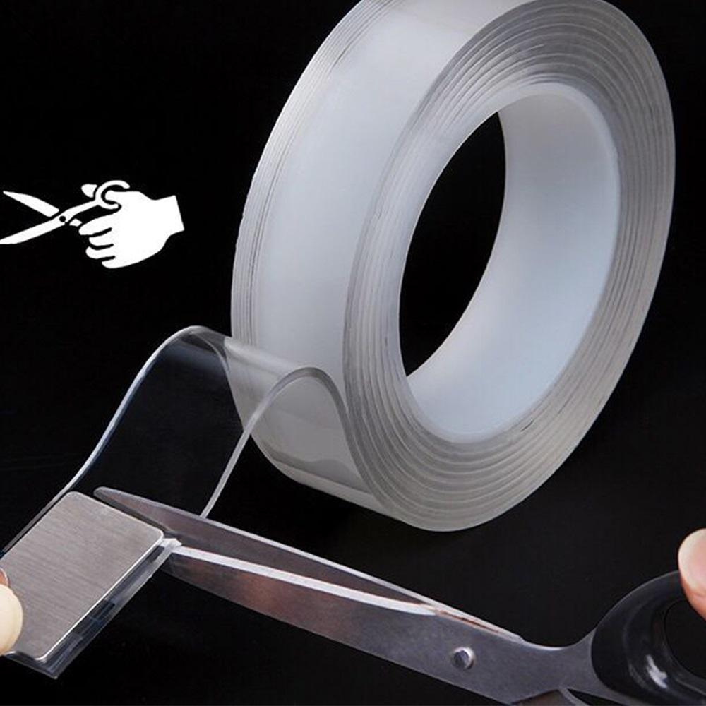 Nano Tape,(Transparent Reusable Double Sided Nano Gel Adhesive Tape)