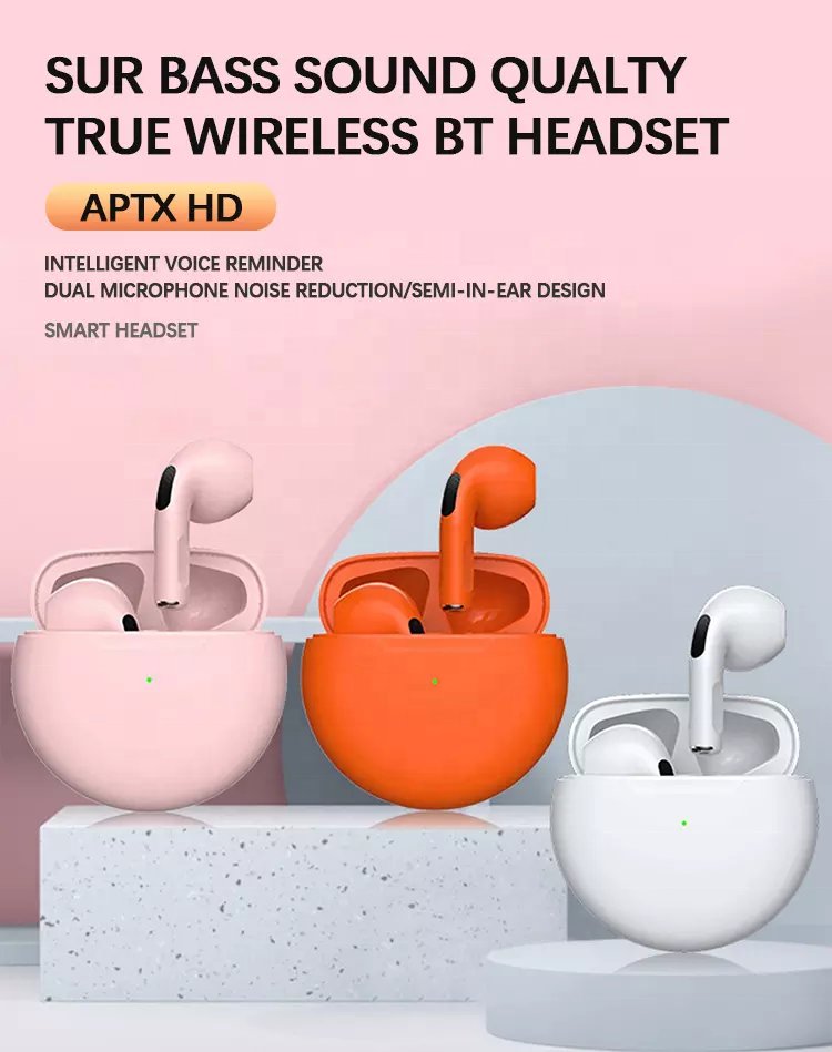 Earbuds Pro-6 TWS powerful