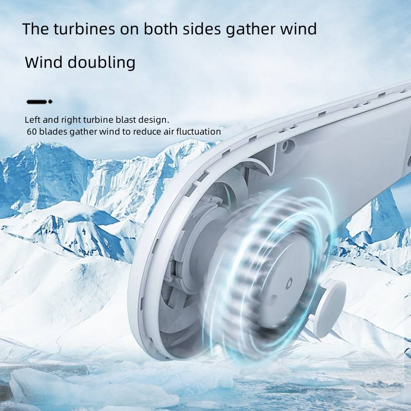 Neck fan, Wearable, Mini, portable