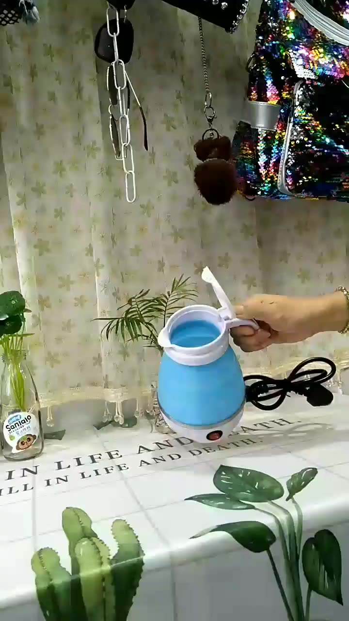Mini Kettle, Portable, folding, electric, silicone