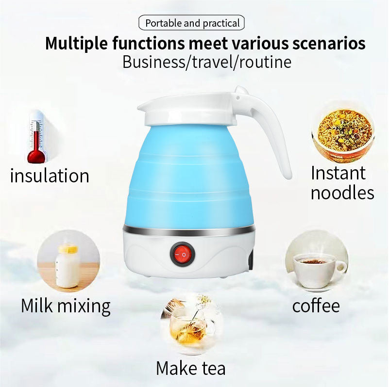 Mini Kettle, Portable, folding, electric, silicone