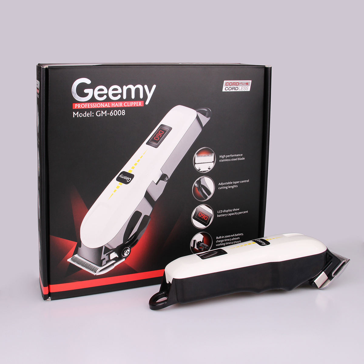 Hair Trimmer Professional, Electric , GEEMY GM6008