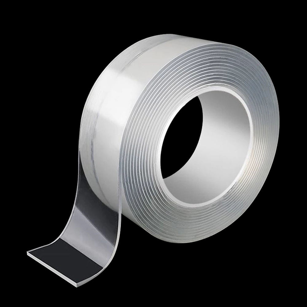 Nano Tape,(Transparent Reusable Double Sided Nano Gel Adhesive Tape)
