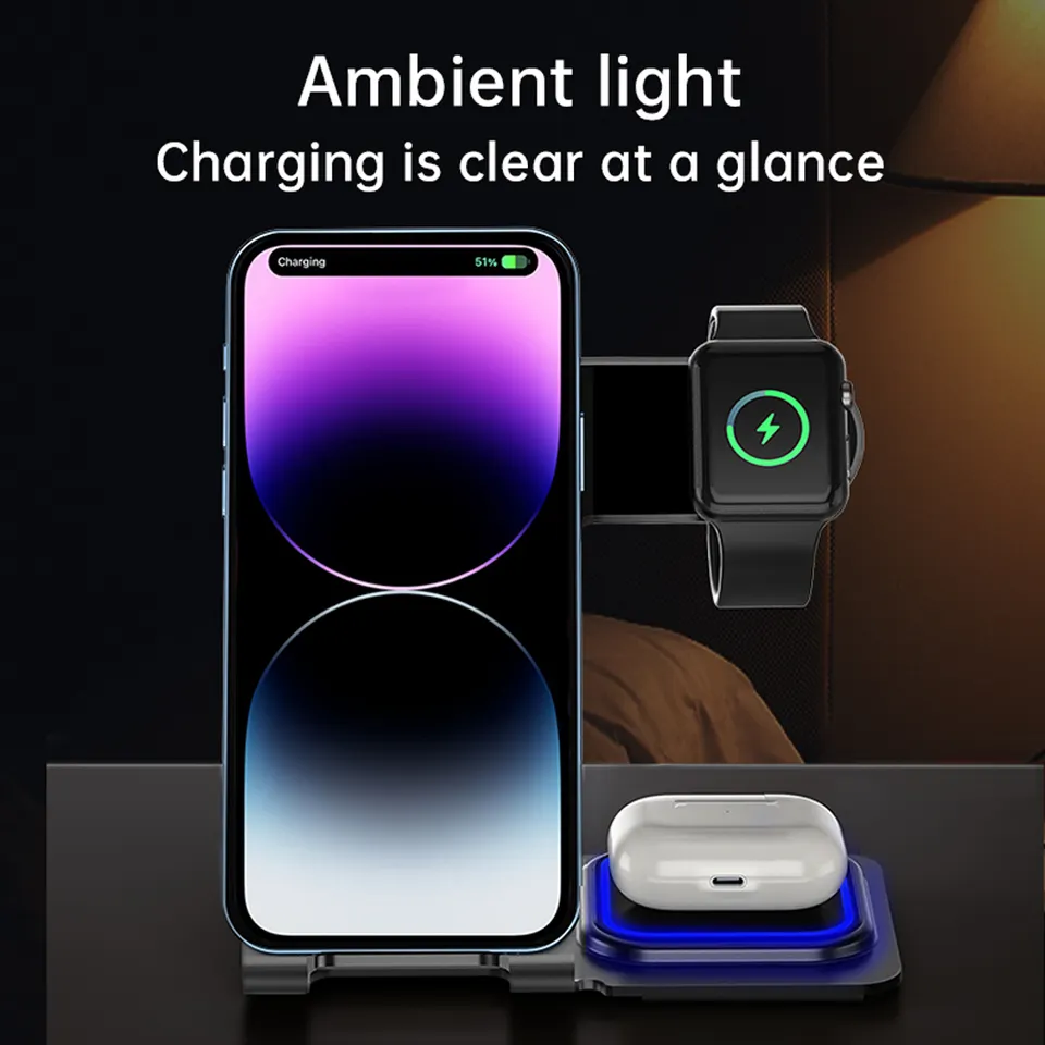 Wireless Charger Quick, Fast , Dock Station Stand