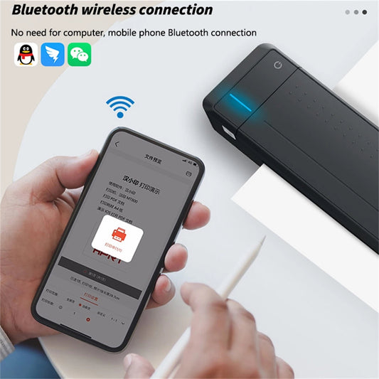 Portable Thermal Printer A4 wireless
