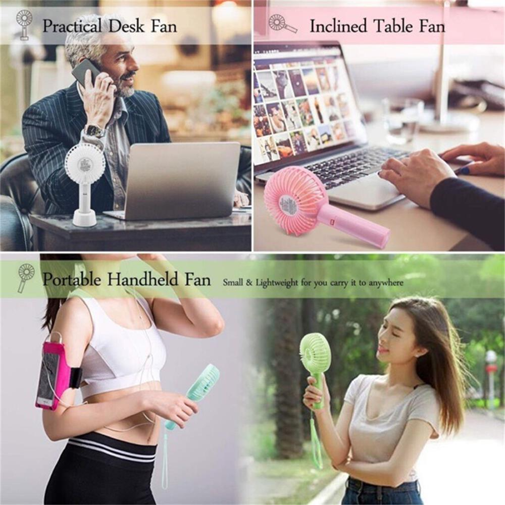 Mini Fan ,Usb Rechargeable, Portable Hand Held