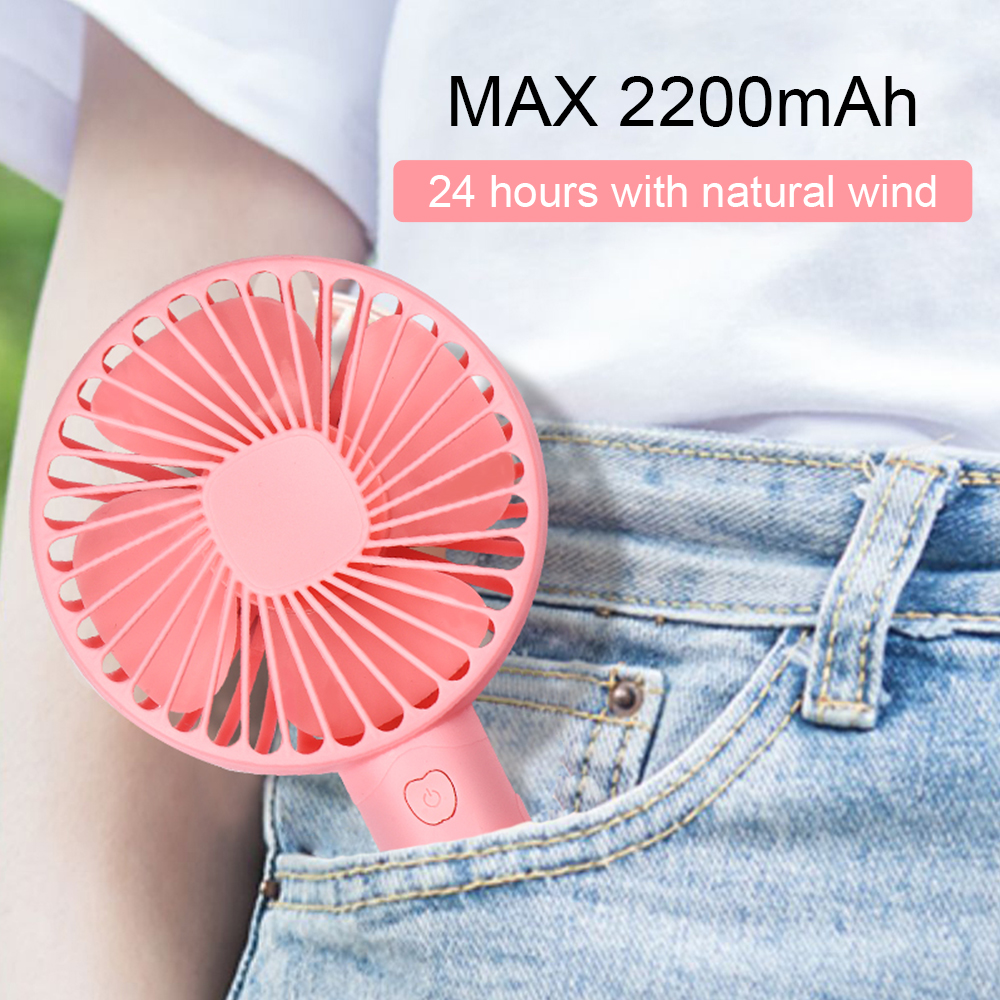 Mini Fan ,Usb Rechargeable, Portable Hand Held