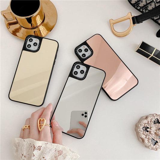 Mirror Case for iphone,2023 Luxury Makeup Glass